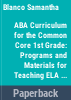 ABA_curriculum_for_the_common_core