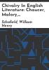Chivalry_in_English_literature__Chaucer__Malory__Spenser__and_Shakespeare