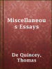 Miscellaneous_essays