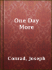 One_Day_More_A_Play_In_One_Act