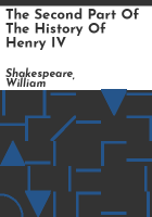 The_second_part_of_the_history_of_Henry_IV