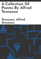 A_collection_of_poems_by_Alfred_Tennyson