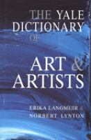 The_Yale_dictionary_of_art_and_artists