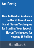 How_to_hold_an_audience_in_the_hollow_of_your_hand