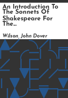 An_introduction_to_the_sonnets_of_Shakespeare_for_the_use_of_historians_and_others