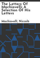 The_letters_of_Machiavelli