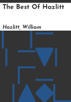 The_best_of_Hazlitt