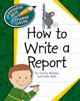 How_to_write_a_report